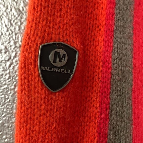 MERRELL quarter zip mock neck wool blend Raglan sleeve sweater men’s size XXL - Picture 3 of 10